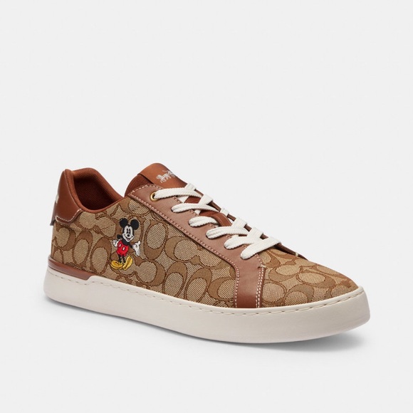 NWT Coach Outlet Disney X Coach Clip Low Top Sneaker Mickey Mouse men’s - Picture 5 of 10